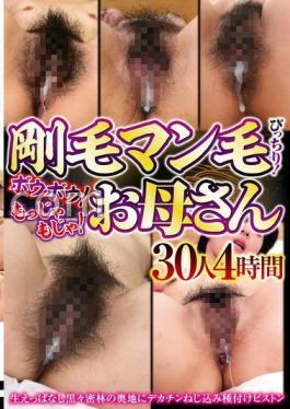 CVDX-611 Full Of Hairy Pubic Hair! Bushy! Bushy! 30 Moms, 4 Hours